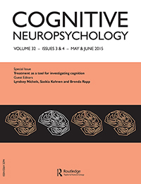 Cover image for Cognitive Neuropsychology, Volume 32, Issue 3-4, 2015