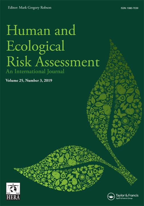 Cover image for Human and Ecological Risk Assessment: An International Journal, Volume 25, Issue 3, 2019