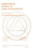 Cover image for International Journal of Group Psychotherapy, Volume 31, Issue 2, 1981