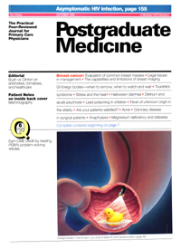 Cover image for Postgraduate Medicine, Volume 92, Issue 5, 1992