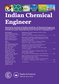 Cover image for Indian Chemical Engineer, Volume 59, Issue 3, 2017