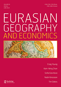 Cover image for Eurasian Geography and Economics, Volume 65, Issue 4, 2024