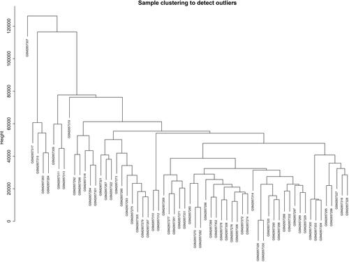 Figure 2 Sample clustering to detect outliers.