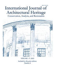 Cover image for International Journal of Architectural Heritage, Volume 17, Issue 6, 2023