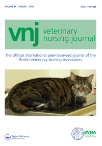 Cover image for Veterinary Nursing Journal, Volume 31, Issue 8, 2016