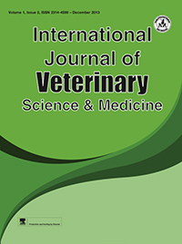Cover image for International Journal of Veterinary Science and Medicine, Volume 1, Issue 2, 2013