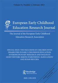 Cover image for European Early Childhood Education Research Journal, Volume 31, Issue 1, 2023