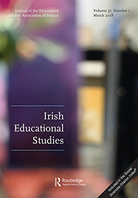 Cover image for Irish Educational Studies, Volume 37, Issue 1, 2018