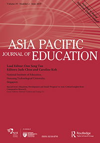 Cover image for Asia Pacific Journal of Education, Volume 39, Issue 2, 2019