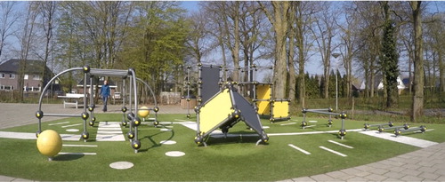 Figure 2. A parkour playground at a schoolyard.