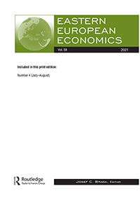 Cover image for Eastern European Economics, Volume 59, Issue 4, 2021