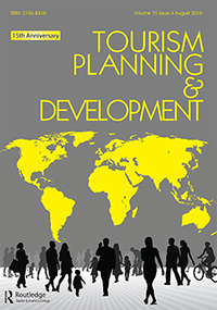 Cover image for Tourism Planning & Development, Volume 15, Issue 4, 2018