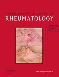 Cover image for Scandinavian Journal of Rheumatology, Volume 52, Issue 3, 2023