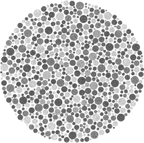 Figure 1 This figure was taken from the Ishihara test.