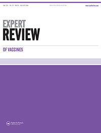 Cover image for Expert Review of Vaccines, Volume 20, Issue 6, 2021