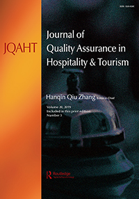 Cover image for Journal of Quality Assurance in Hospitality & Tourism, Volume 20, Issue 3, 2019