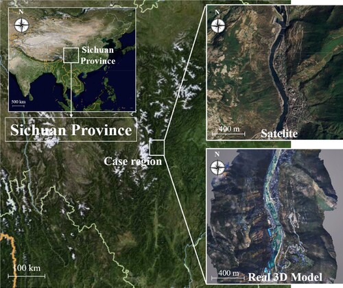 Figure 6. Experimental region.