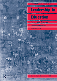 Cover image for International Journal of Leadership in Education, Volume 26, Issue 6, 2023
