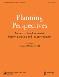 Cover image for Planning Perspectives, Volume 33, Issue 2, 2018