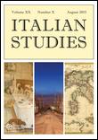 Cover image for Italian Studies, Volume 66, Issue 2, 2011