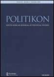 Cover image for Politikon, Volume 26, Issue 2, 1999