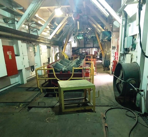 Figure 2. A typical engine room of a barge operating in WA.