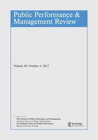 Cover image for Public Performance & Management Review, Volume 40, Issue 4, 2017