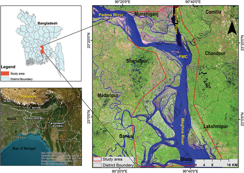 Figure 1. Location of the study area.