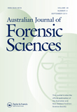 Cover image for Australian Journal of Forensic Sciences, Volume 46, Issue 3, 2014
