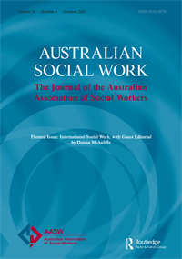 Cover image for Australian Social Work, Volume 74, Issue 4, 2021
