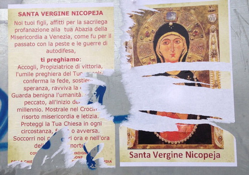 Figure 6 Madonna of Nicopeja flyer.