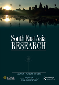 Cover image for South East Asia Research, Volume 31, Issue 2, 2023