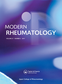 Cover image for Modern Rheumatology, Volume 27, Issue 3, 2017
