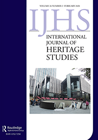 Cover image for International Journal of Heritage Studies, Volume 26, Issue 2, 2020