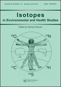 Cover image for Isotopes in Environmental and Health Studies, Volume 55, Issue 5, 2019