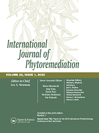 Cover image for International Journal of Phytoremediation, Volume 22, Issue 1, 2020