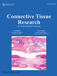 Cover image for Connective Tissue Research, Volume 59, Issue 1, 2018