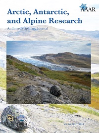 Cover image for Arctic, Antarctic, and Alpine Research, Volume 50, Issue 1, 2018