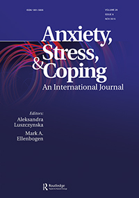Cover image for Anxiety, Stress, & Coping, Volume 28, Issue 6, 2015