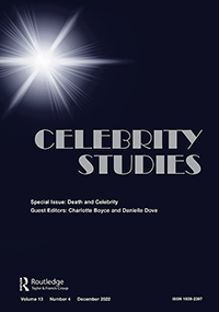 Cover image for Celebrity Studies, Volume 13, Issue 4, 2022