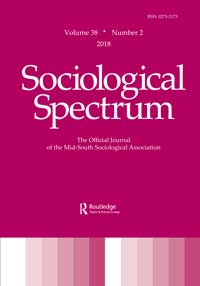 Cover image for Sociological Spectrum, Volume 38, Issue 2, 2018