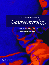 Cover image for Scandinavian Journal of Gastroenterology, Volume 53, Issue 4, 2018