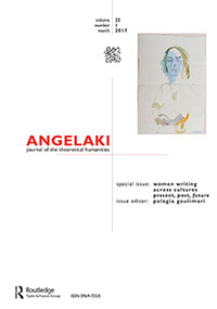 Cover image for Angelaki, Volume 22, Issue 1, 2017