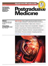 Cover image for Postgraduate Medicine, Volume 87, Issue 1, 1990