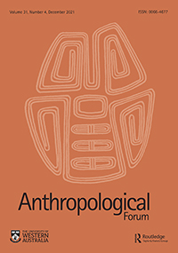 Cover image for Anthropological Forum, Volume 31, Issue 4, 2021