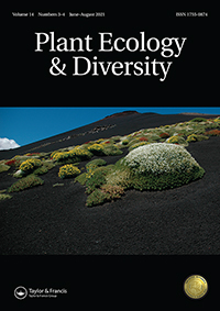 Cover image for Plant Ecology & Diversity, Volume 14, Issue 3-4, 2021