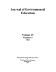 Cover image for The Journal of Environmental Education, Volume 15, Issue 1, 1983
