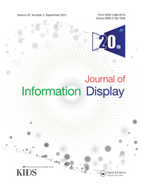 Cover image for Journal of Information Display, Volume 22, Issue 3, 2021