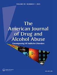 Cover image for The American Journal of Drug and Alcohol Abuse, Volume 49, Issue 1, 2023