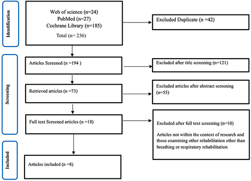 Figure 1 Article screening flowchart.